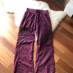 Lululemon Dance Studio Pant - burgundy.